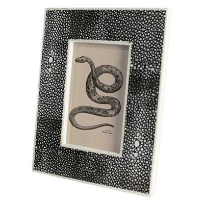 Picture Frame, Black Chagrin 4x6