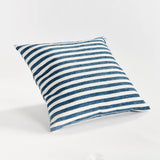 Grant Square Indoor-Outdoor Pillow 24", Navy Blue