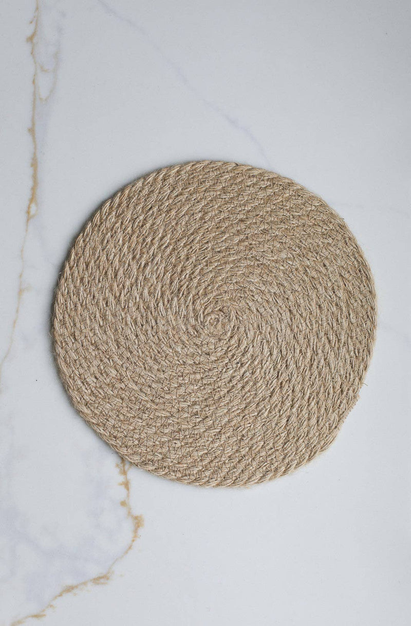 Farmhouse Simple Jute Charger