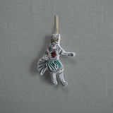 Mini Dancing Jester - Cotton & Lavender filled Ornament