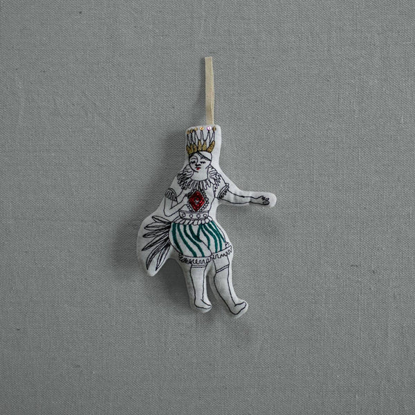 Mini Dancing Jester - Cotton & Lavender filled Ornament