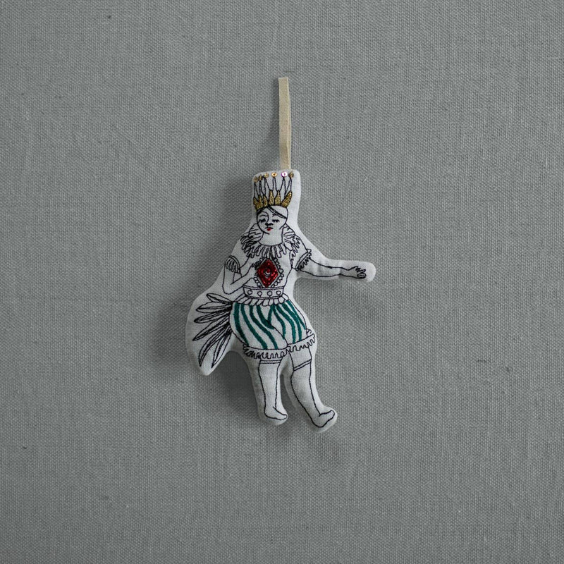 Mini Dancing Jester - Cotton & Lavender filled Ornament