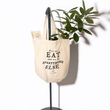 NEW! Organic Cotton Market Tote "First we eat"
