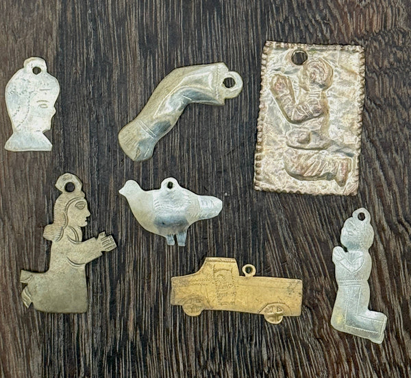 100 Assorted Vintage Milagros, Peru