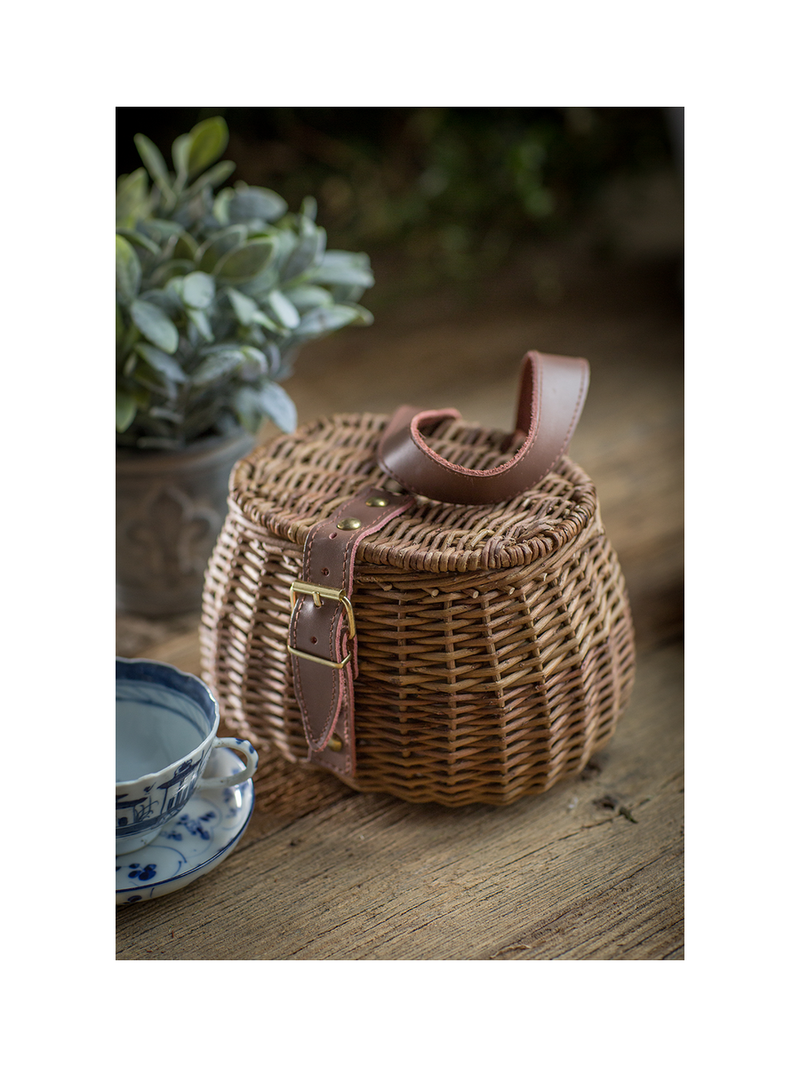 Small Wicker Fishing Basket