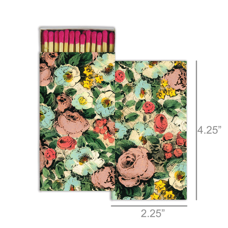 Matches - Floral Collage - Pink