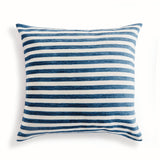 Grant Square Indoor-Outdoor Pillow 24", Navy Blue