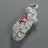 Handsome Hare, Rabbit, Cotton Ornament/Token