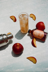 Peach Hibiscus Simple Syrup