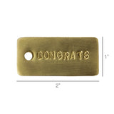 Brass Tag - Congrats