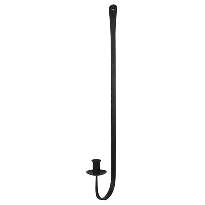 Keen Taper Wall Sconce, Metal, Black