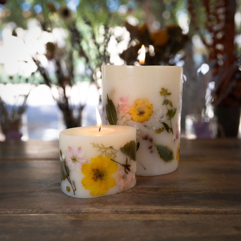 Petite Oval Botanical Candle - Lemon Blossom & Lychee