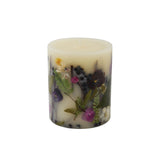 Small (5.5"H x 4.5"D) Round Botanical Candle - Black Currant & Bay