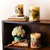 Medium Round Botanical Candle - Lemon Blossom