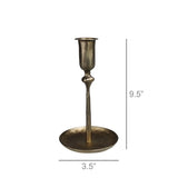 PERCY CANDLESTICK, BRASS - MED