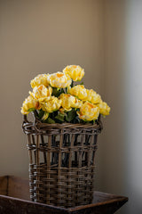 20" Yellow Real Touch Peony