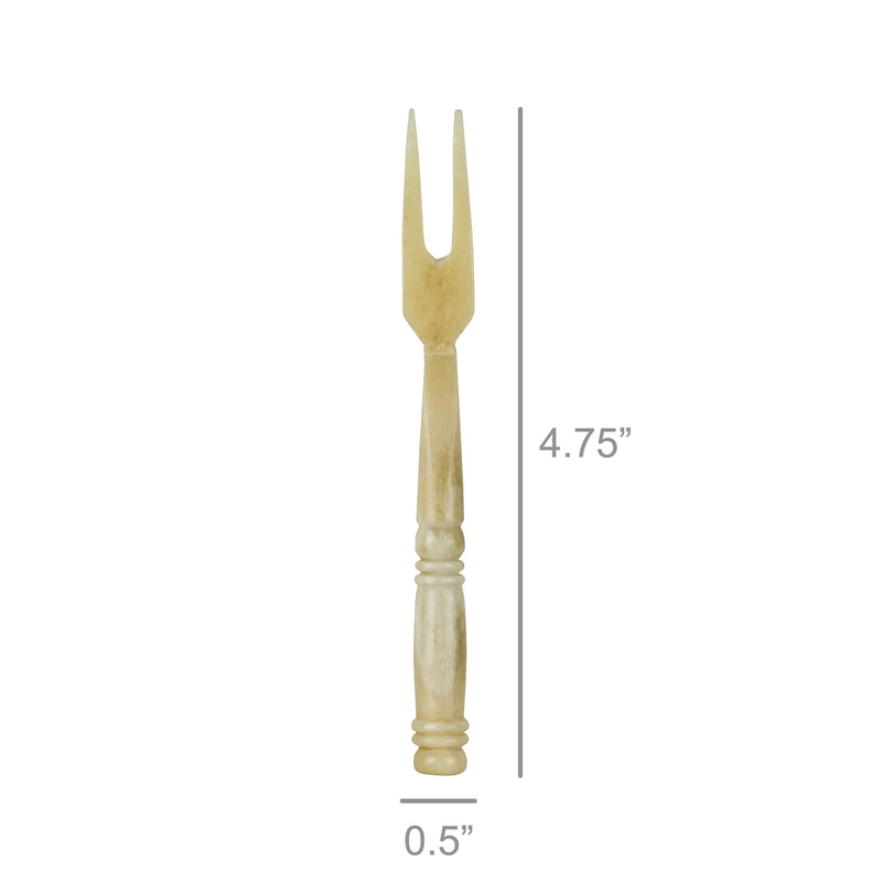 Louisa Cocktail Fork, Bone