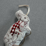 Handsome Hare, Rabbit, Cotton Ornament/Token