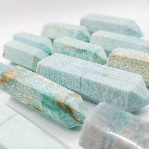 Amazonite Pillar Crystal 5"
