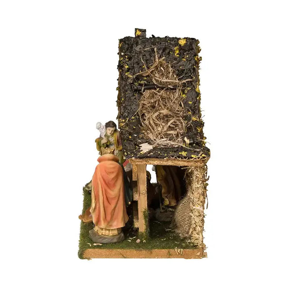 9.5" NATIVITY LED NAT FIGURES+STABL