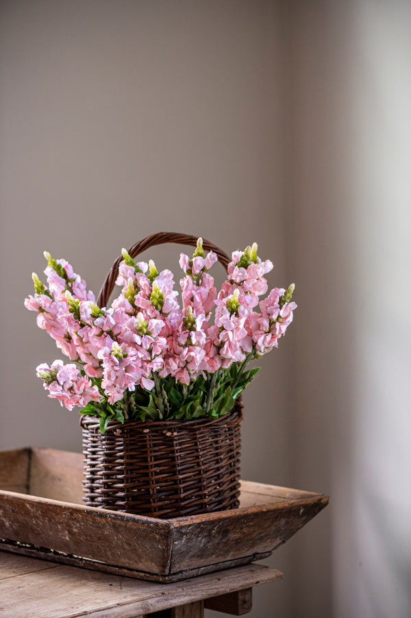 20.5" Pink Snapdragon Flower Stem