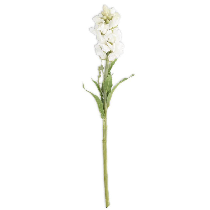 20.5" White Snapdragon Flower Stem