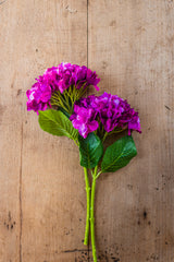 20 Inch Purple Real Touch Hydrangea Spray