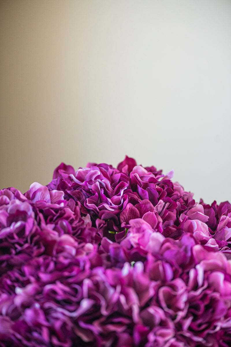 20 Inch Purple Real Touch Hydrangea Spray