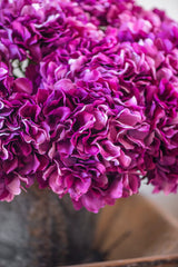 20 Inch Purple Real Touch Hydrangea Spray