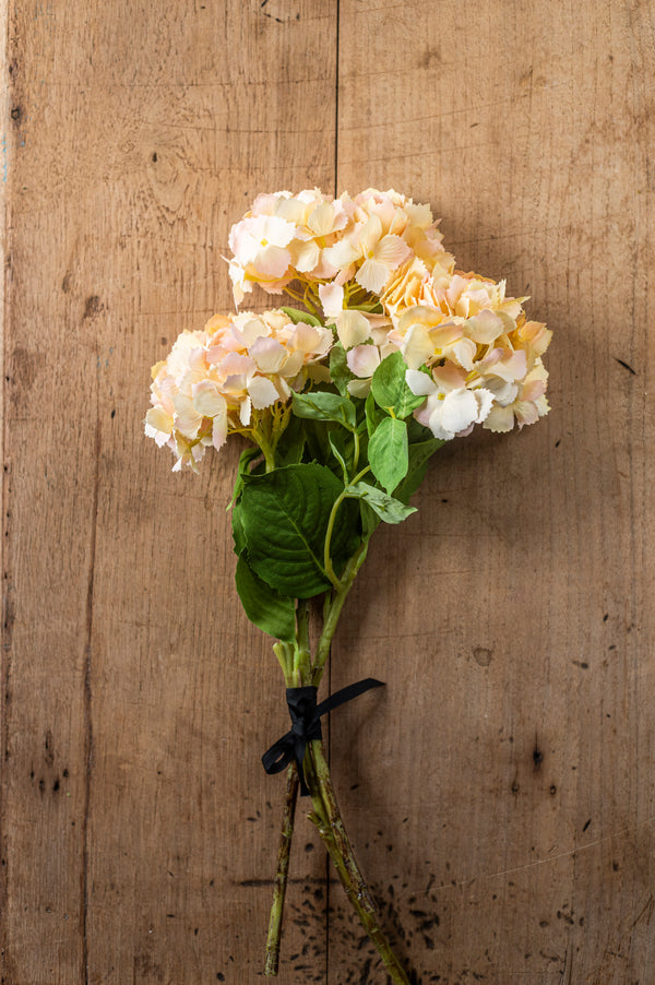 20 Inch Green Real Touch Hydrangea Spray