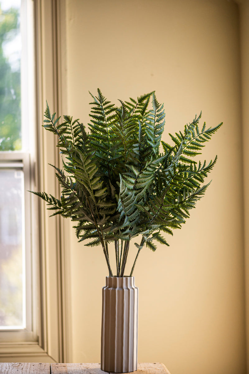 36 Inch Real Touch Ostrich Fern Stem
