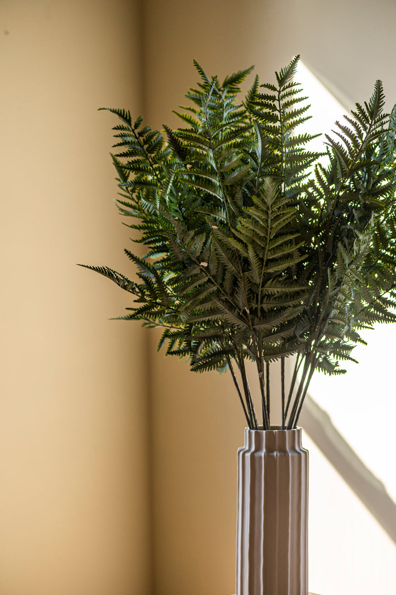 36 Inch Real Touch Ostrich Fern Stem