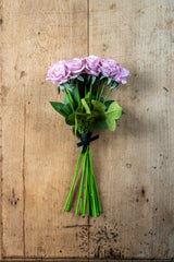 17" Light Purple Real Touch Full Bloom Rose Stem w/Foliage Bundle