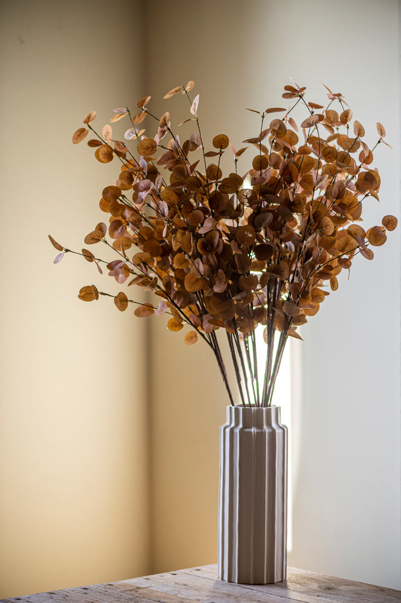 34 Inch 2 Tone Dark Yellow Eucalyptus Stem