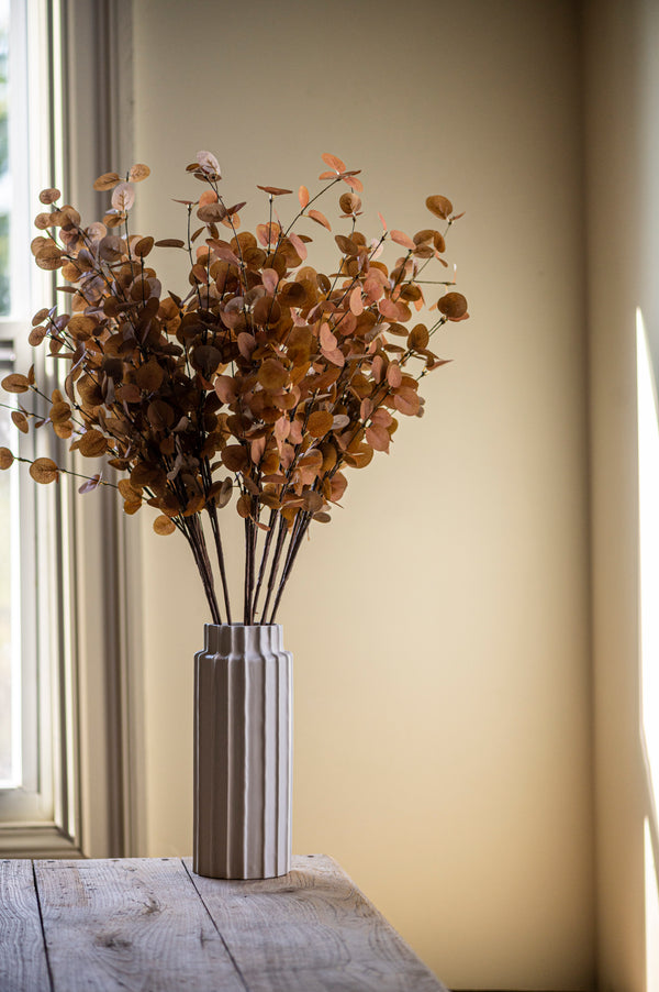 34 Inch 2 Tone Dark Yellow Eucalyptus Stem