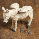 Donkey with Wings - Cast Iron - White