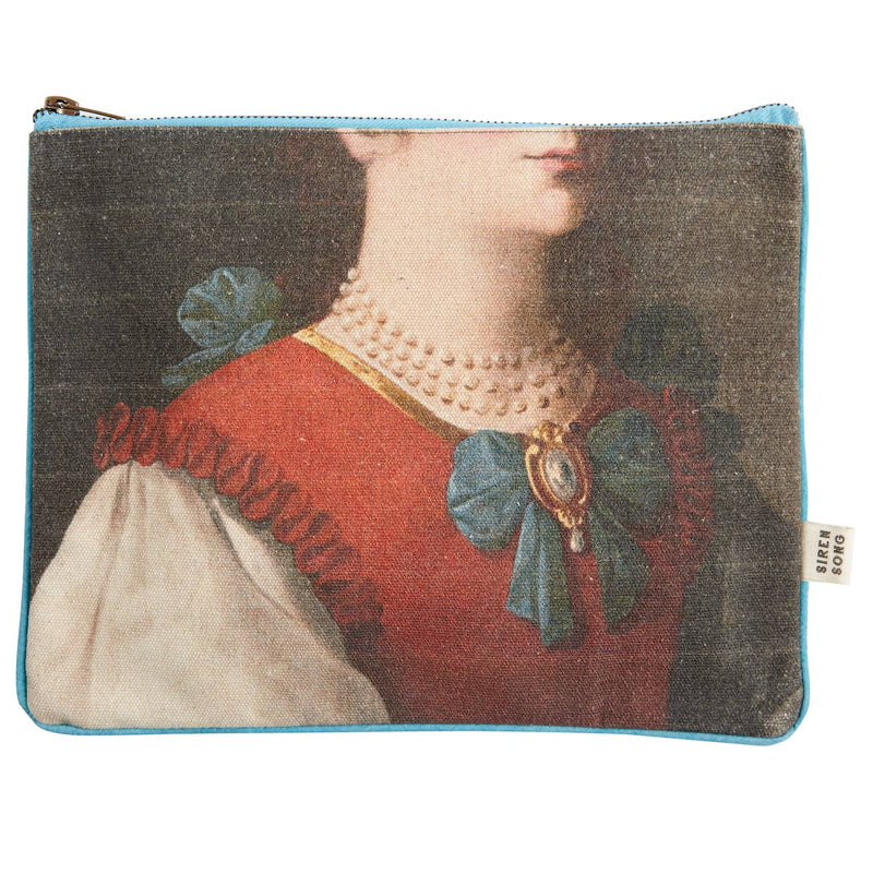 Portrait/Parrot Canvas Pouch