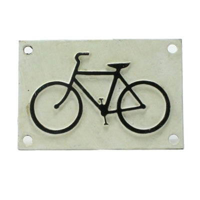 CAST IRON SIGN - BICYCLE LOGO