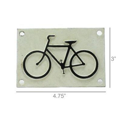CAST IRON SIGN - BICYCLE LOGO