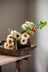 20.5" Yellow Real Touch Buttercup Wildflower