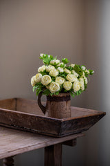 15 Inch Light Yellow Real Touch Ranunculus Bundle