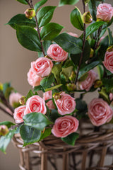 30" Pink Camellia Stem