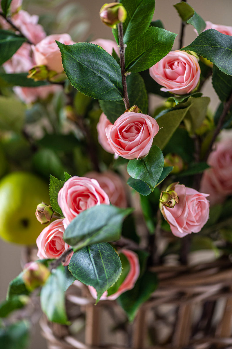 30" Pink Camellia Stem