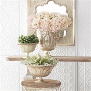 Burnt Champagne Etched Glass Bowls