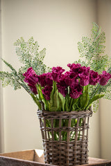 23" Fuchsia Real Touch Parrot Tulip