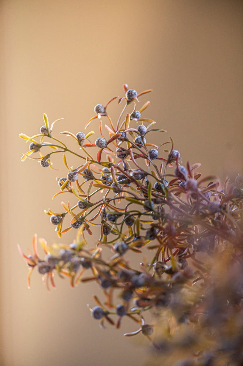 33 Inch Blue Berry Spray