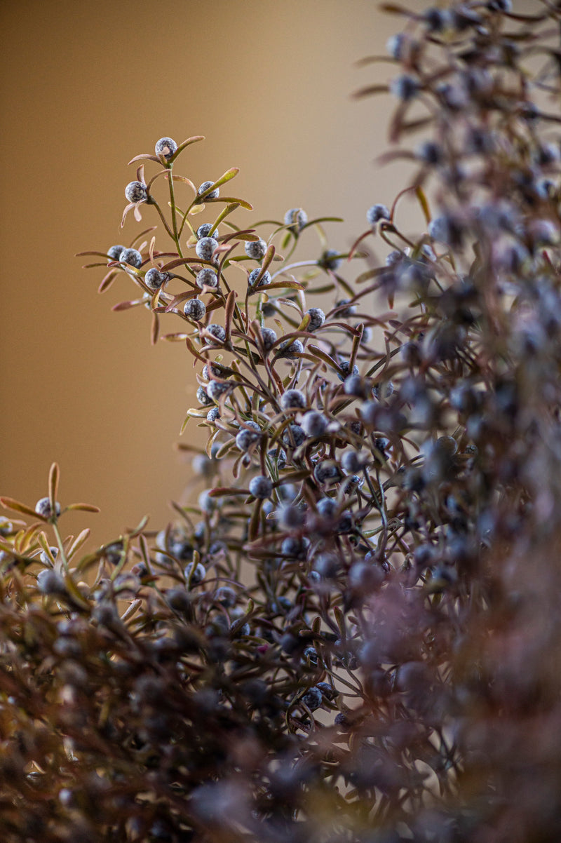 33 Inch Blue Berry Spray