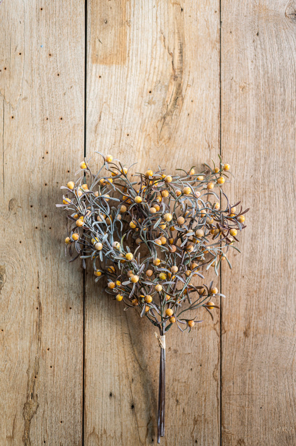 16 Inch Yellow Berry Bundle (3 Stems)