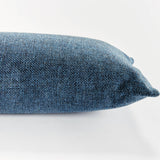 Bevin Lumbar Indoor Outdoor Pillow, Navy Blue