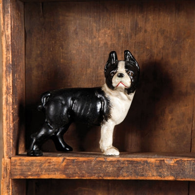 TYSON THE BOSTON TERRIER - CAST IRON